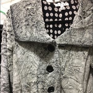 Super soft furry coat.